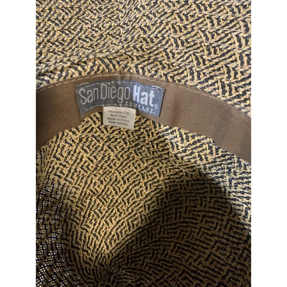 San Diego Hat Company  Women’s Wide Brim Sun Floppy Hat Brown Size O/S